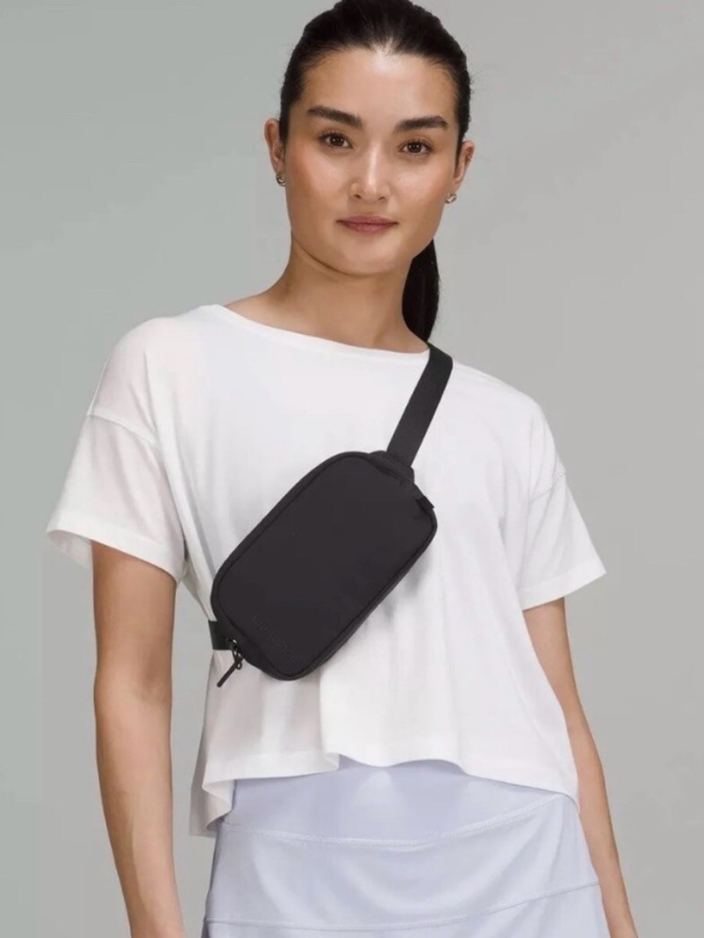 lululemon athletica Black Crossbody Sling Bag belt bag